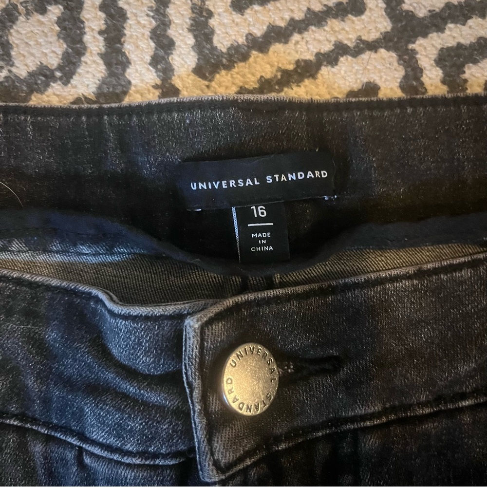 Universal Standard Seine High Rise Skinny Jeans Sz 14 27 Inch - Picture 7 of 15